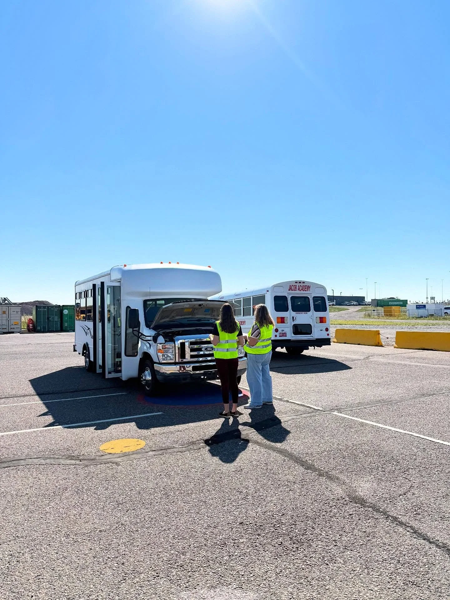 Bus training for Rocky Mountain Lutheran High School and Jacob Academy! #drivepointcdlacademy