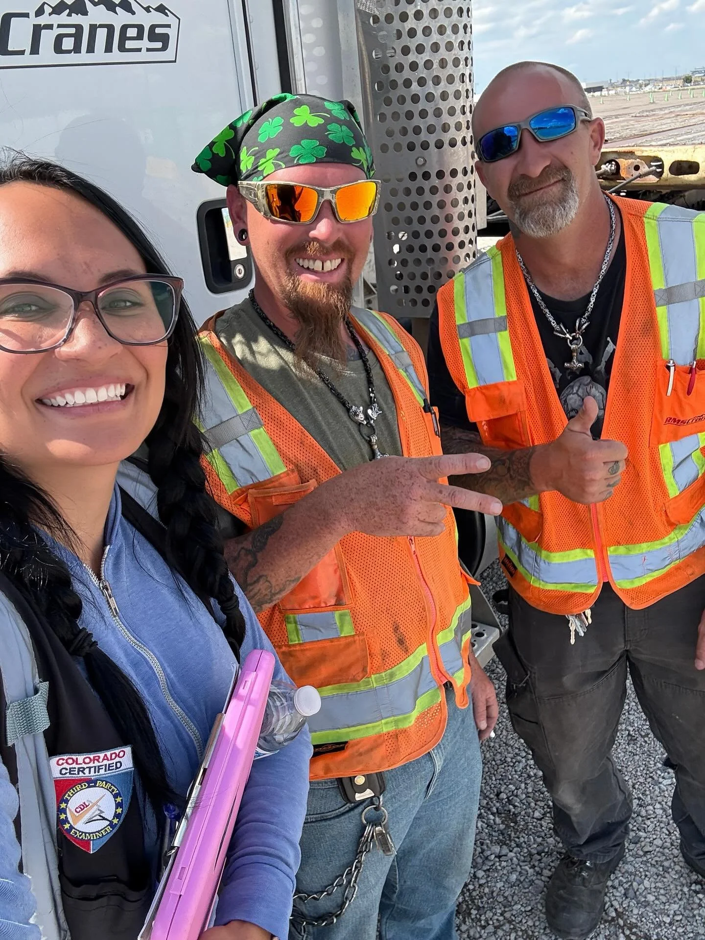 It was such a blast working with Chris and Kenny from RMS Cranes! 🏗️ #drivepointcdlacademy