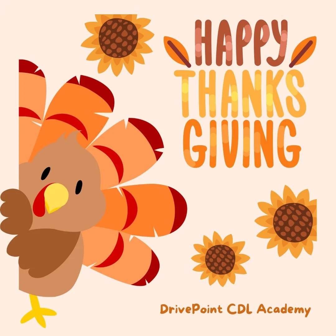 Happy Thanksgiving from DrivePoint CDL Academy!
