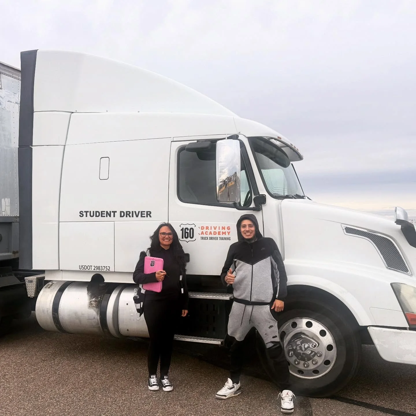 Richard came to us from 160 Driving Academy for testing and today he passed his test! Great job!!! #drivepointcdlacademy