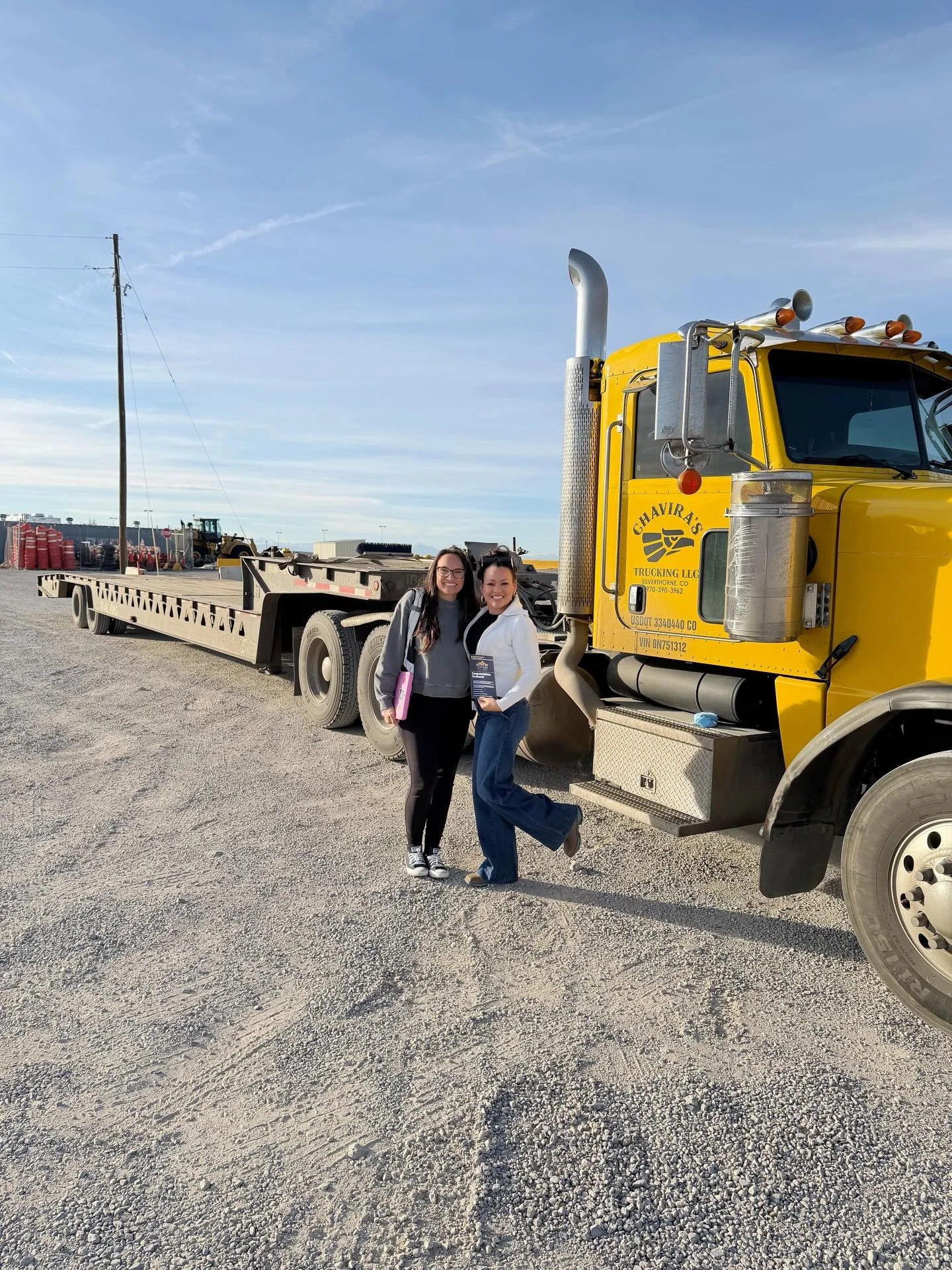 Huge congratulations to Brenda for passing her CDL test today!! #drivepointcdlacademy