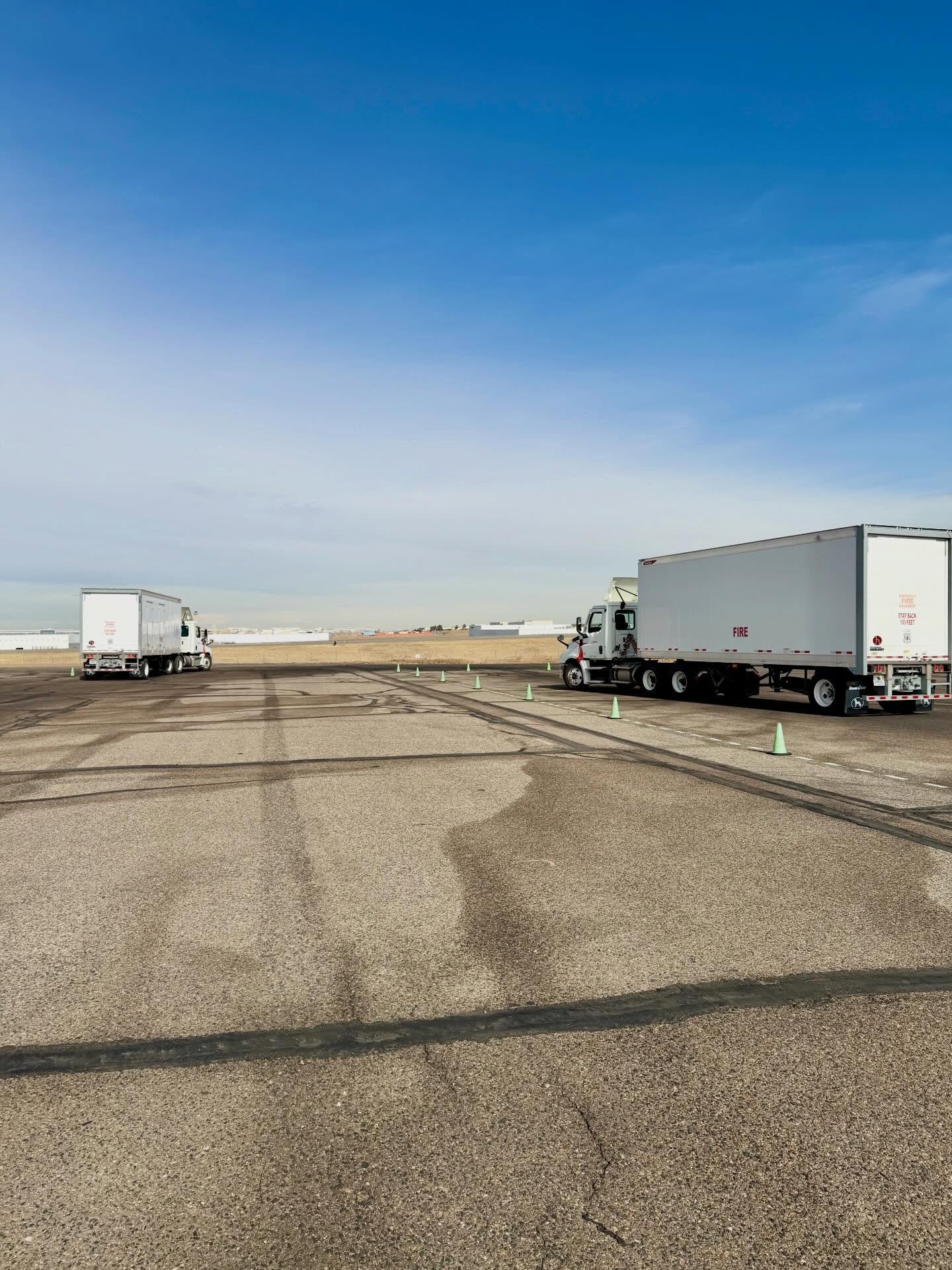 We are training drivers from the US Forest Service this week!