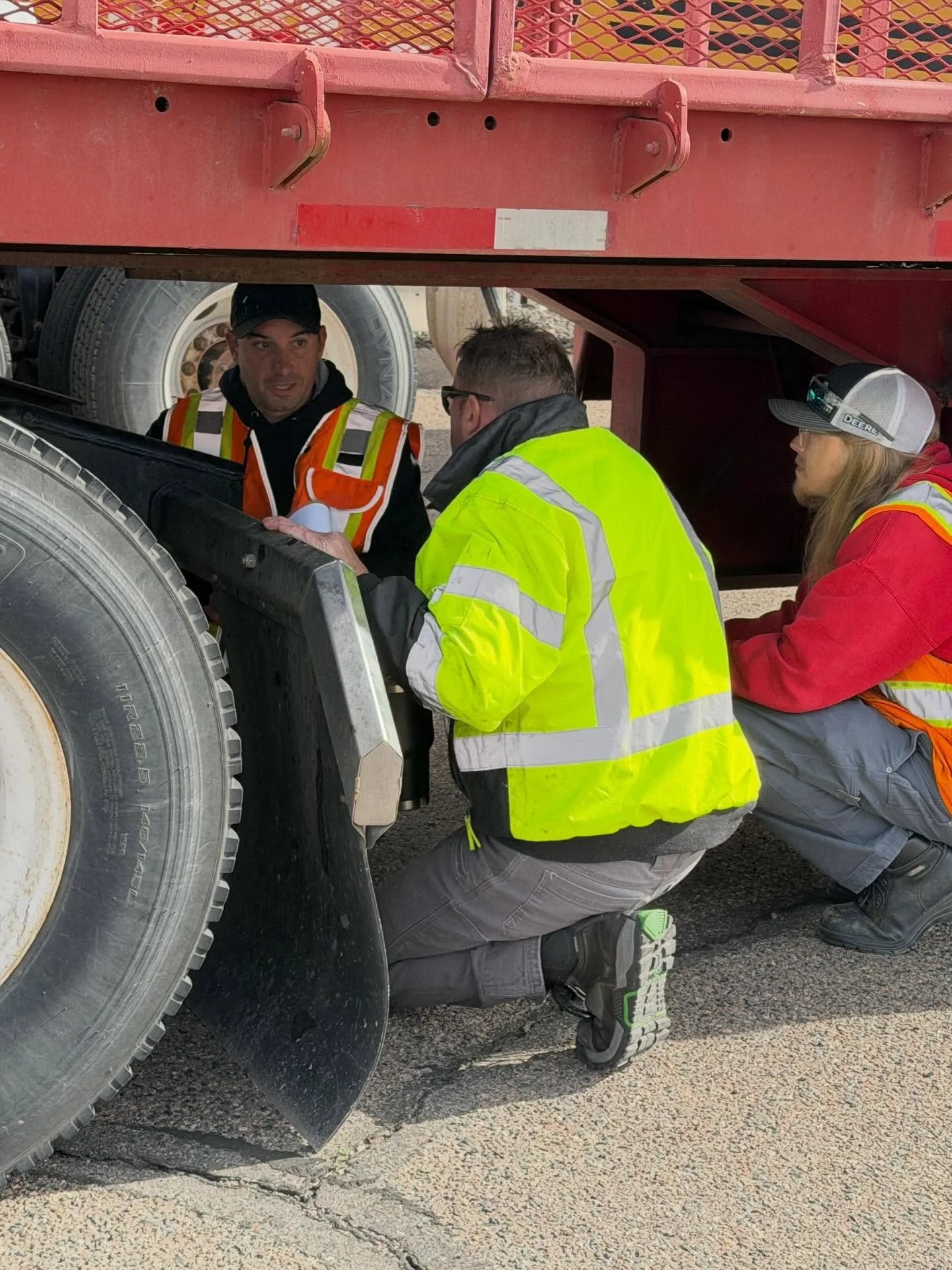 Getting as much training in as we can today before the weather gets crazy! #drivepointcdlacademy