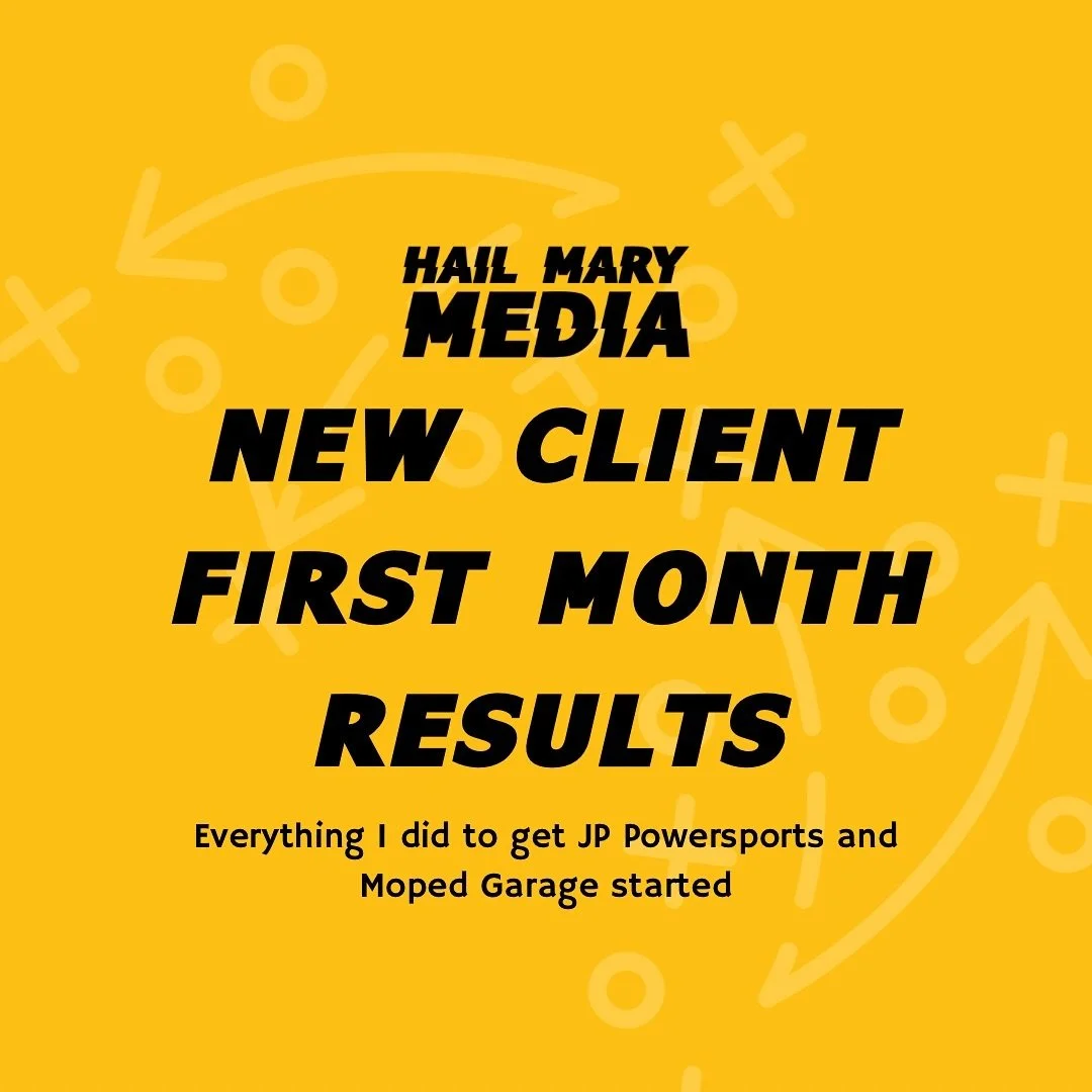 New client alert 🚨 Welcome @jppowersportshawaii and @mopedgaragehawaii to the team!

To be completely transparent this client was a whole new challenge because frankly, I have ZERO experience or knowledge about mopeds, scooters, ebikes, motorcycles,