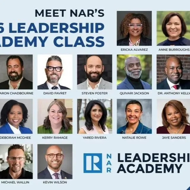 I am honored to share that I have been accepted into the 2026 NAR Leadership Academy. I could not be more excited to grow alongside such an accomplished class of leaders. I am deeply grateful for the mentors, colleagues, and friends who have encourag
