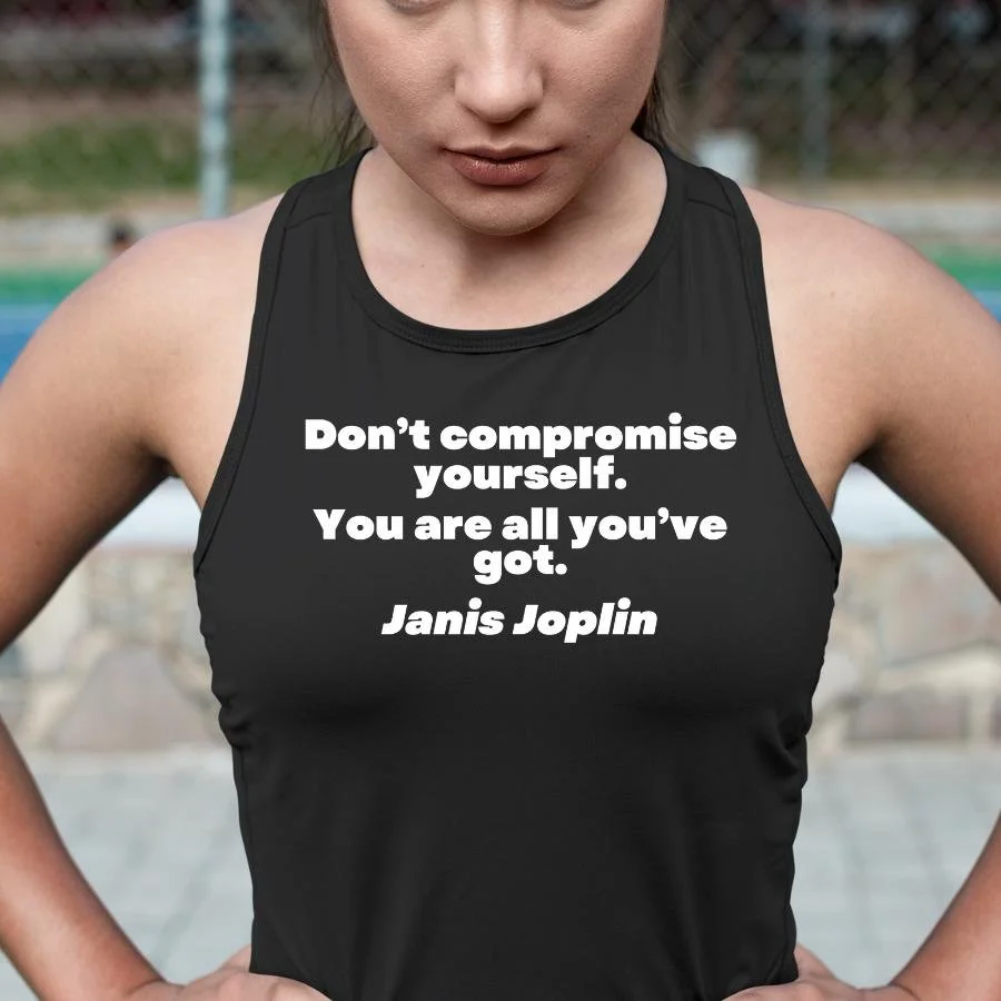 Janis Joplin Quote Tank Top