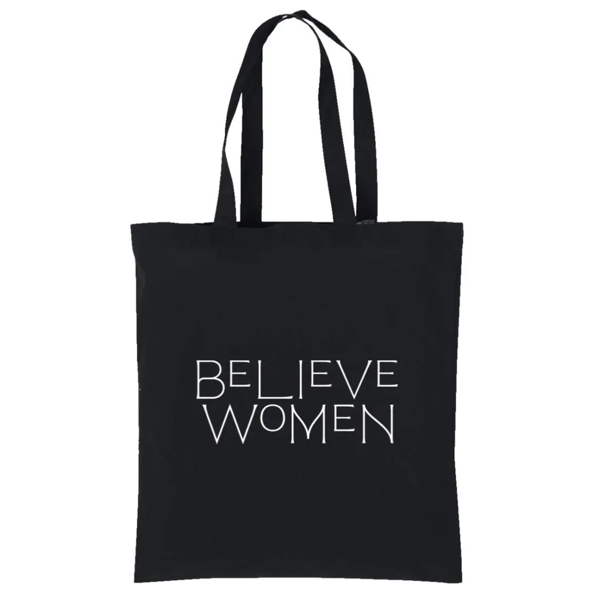 Believe Women Tote In Black.webp