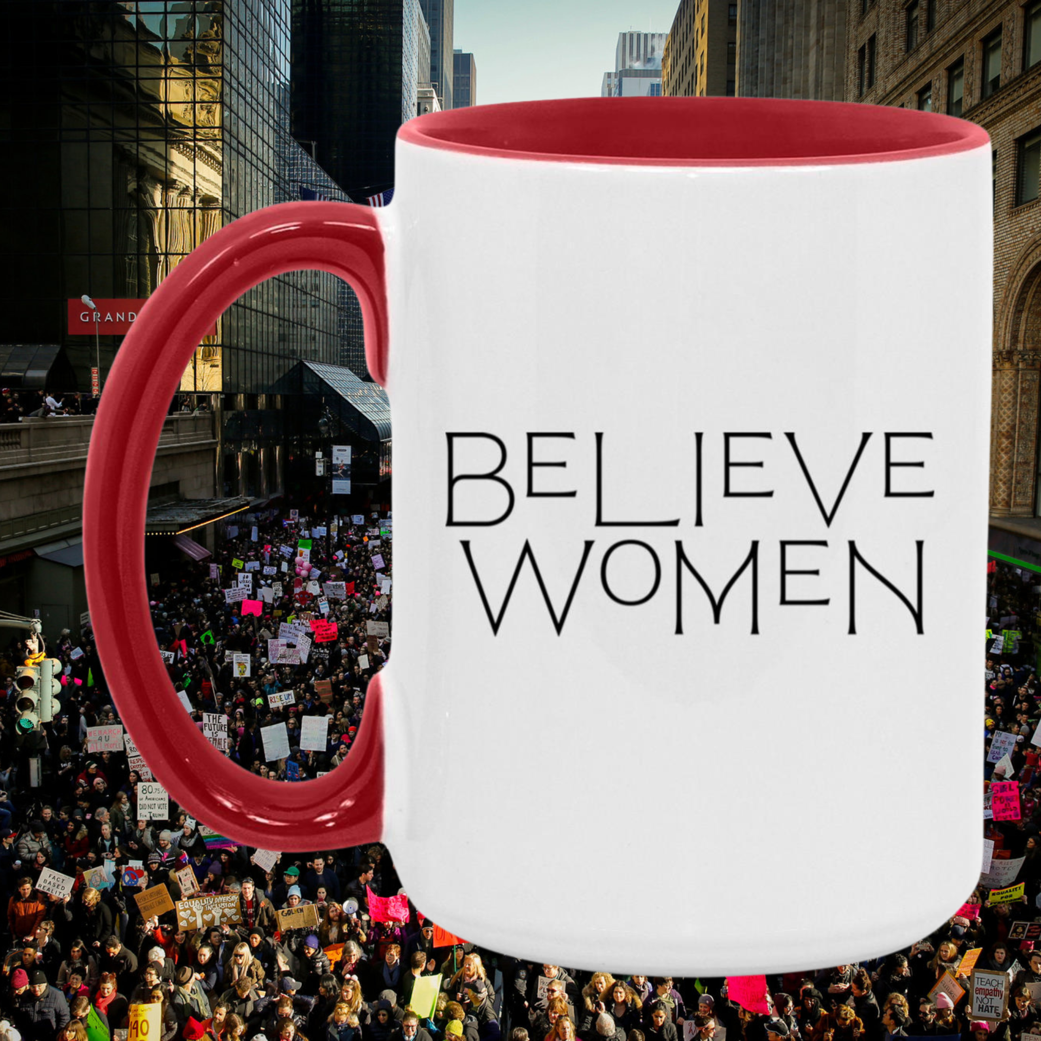 Believe Women Mug In Red.png