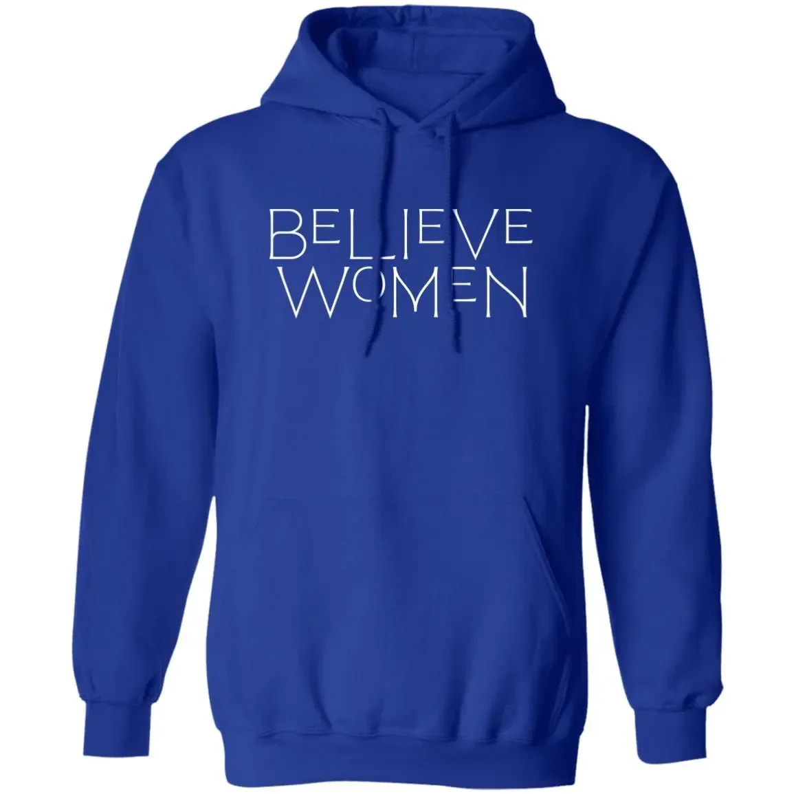Believe Women Hoodie In Royal.webp