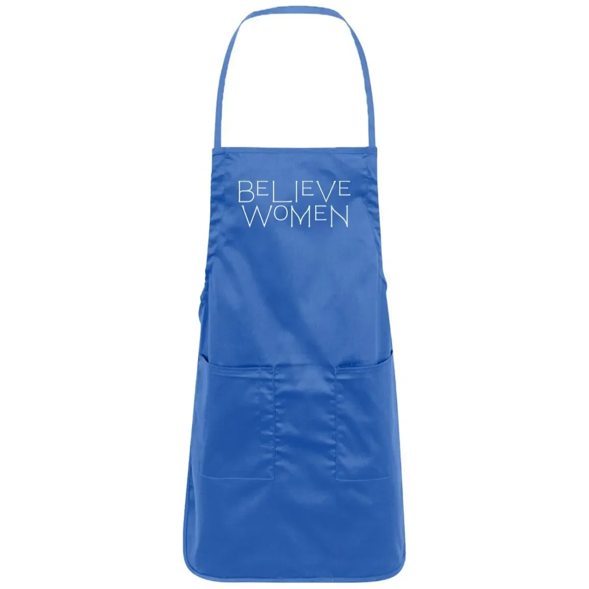 Believe Women Apron In Faded Blue.webp