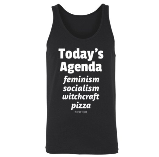 Today's Agenda Feminist Tank Top..jpg