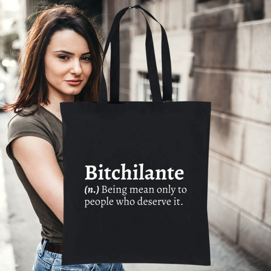 Bitchilante Tote Black.png