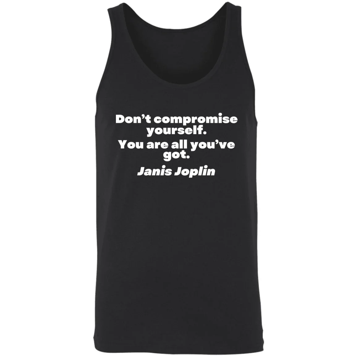 Janis Joplin Quote Tank Top.webp