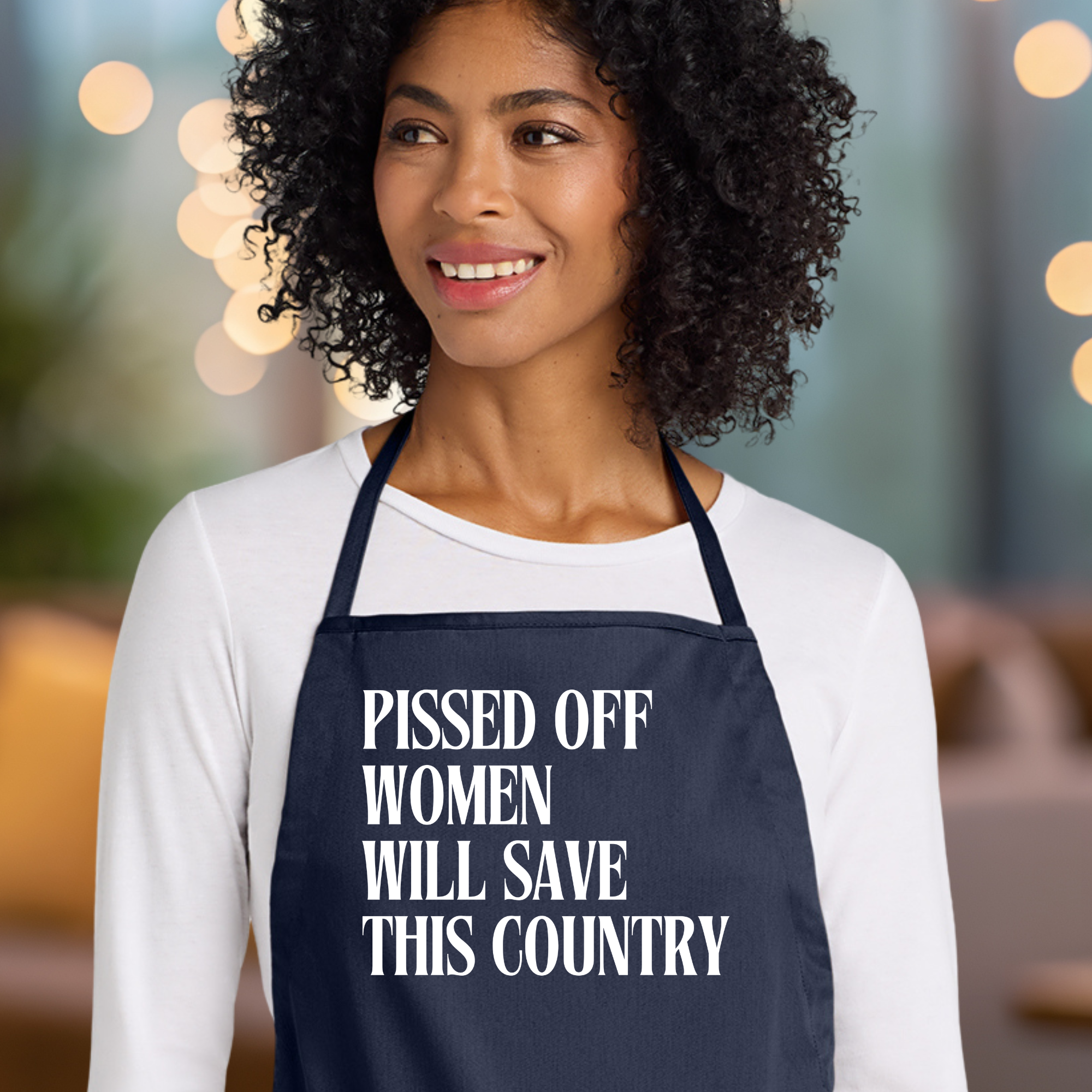 Pissed Off Women Will Save This Country Apron In Navy.png