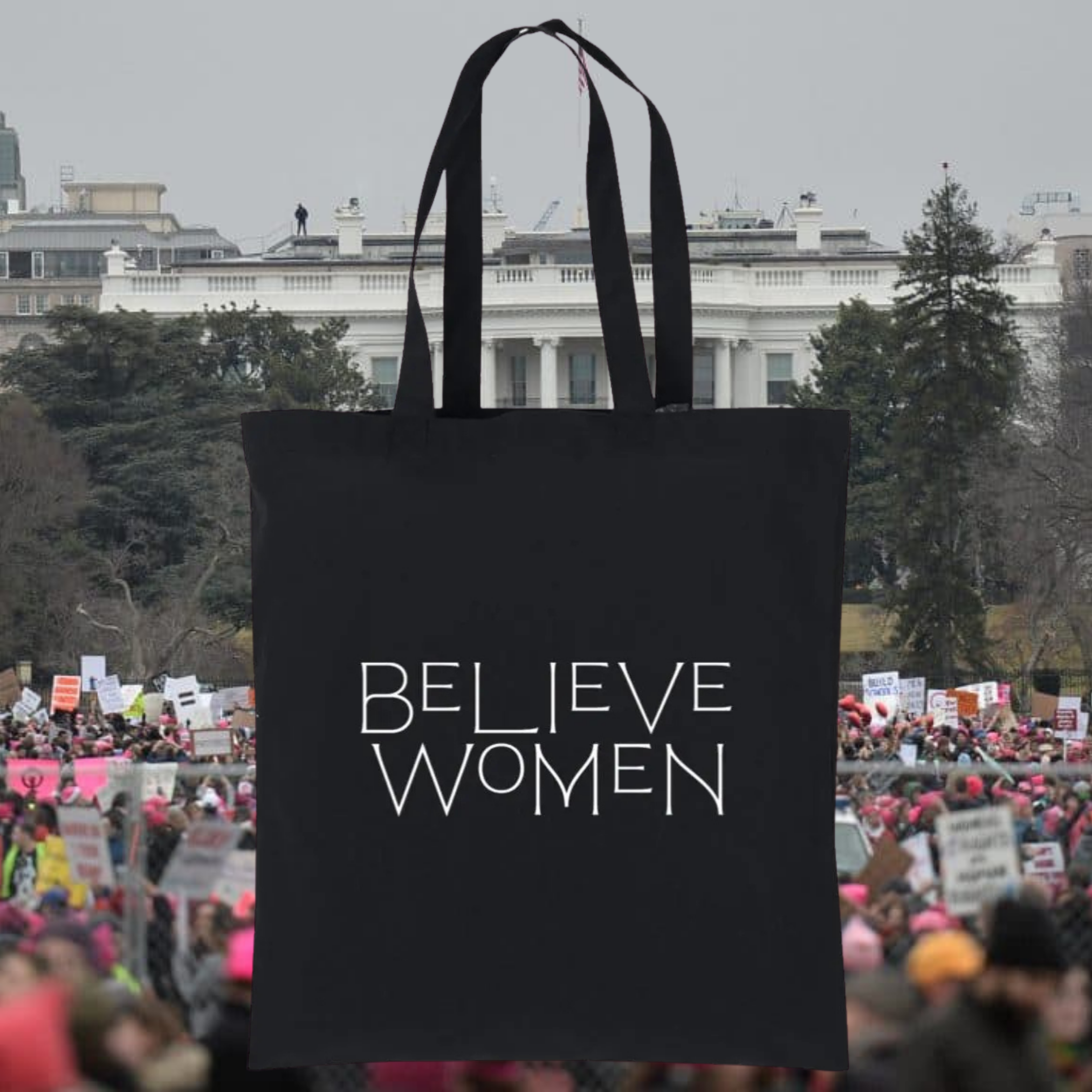 Believe Women Tote In Black.png
