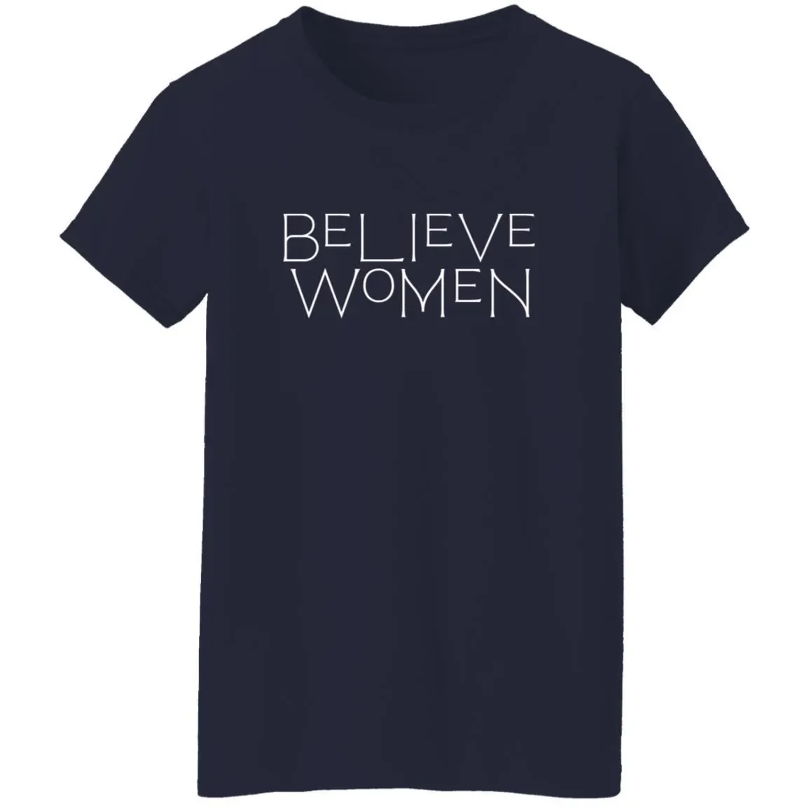 Believe Women T-Shirt In Navy.webp