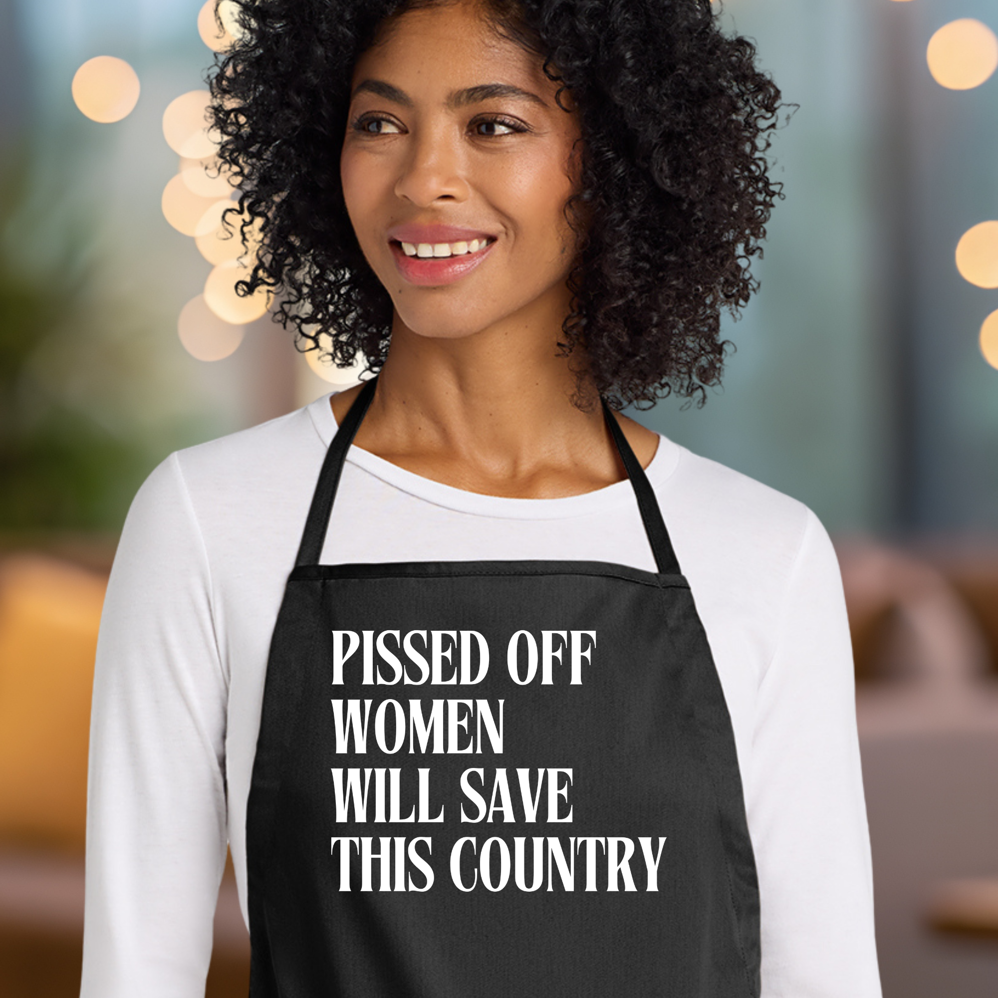 Pissed Off Women Will Save This Country Apron In Black.png