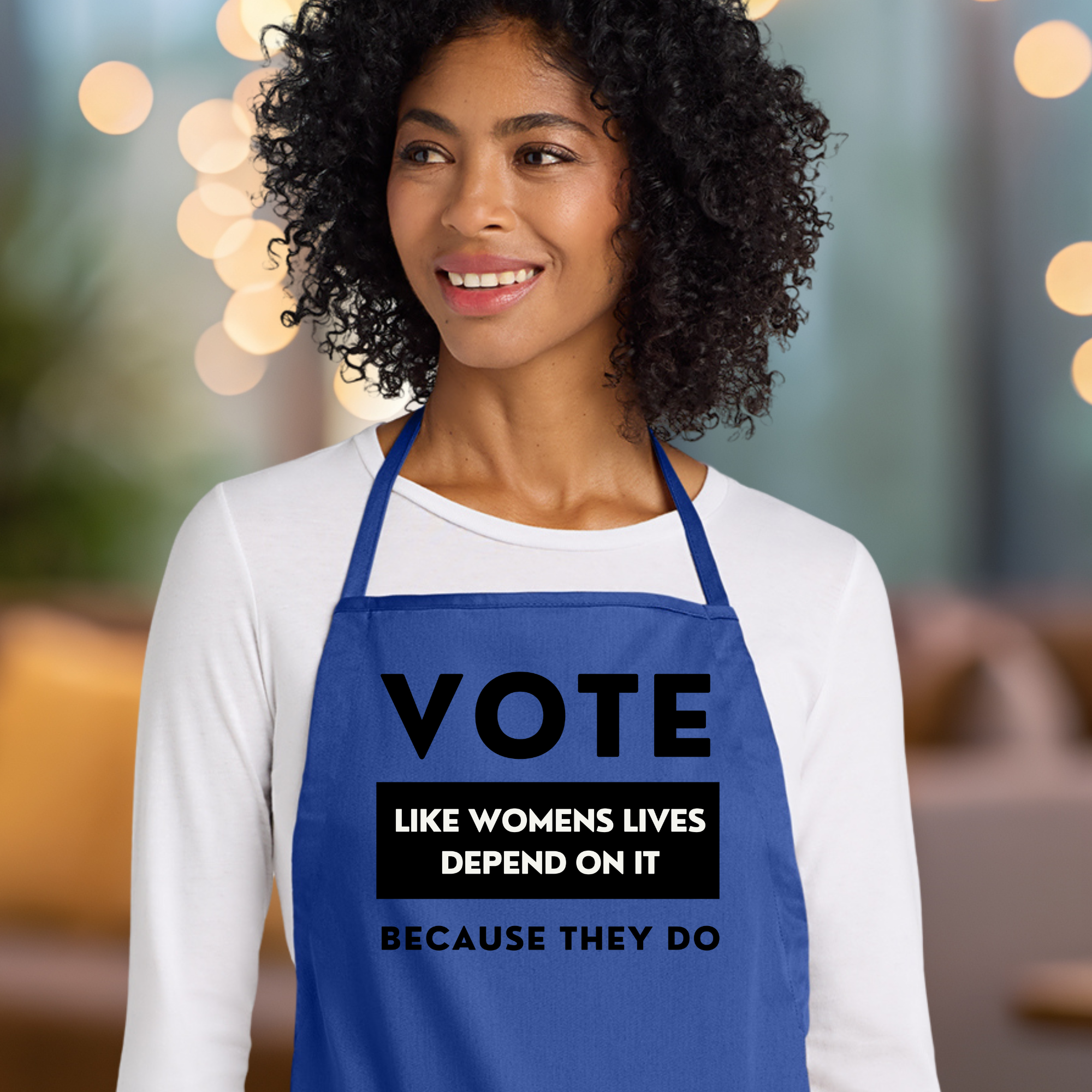 Vote Apron In Blue.png