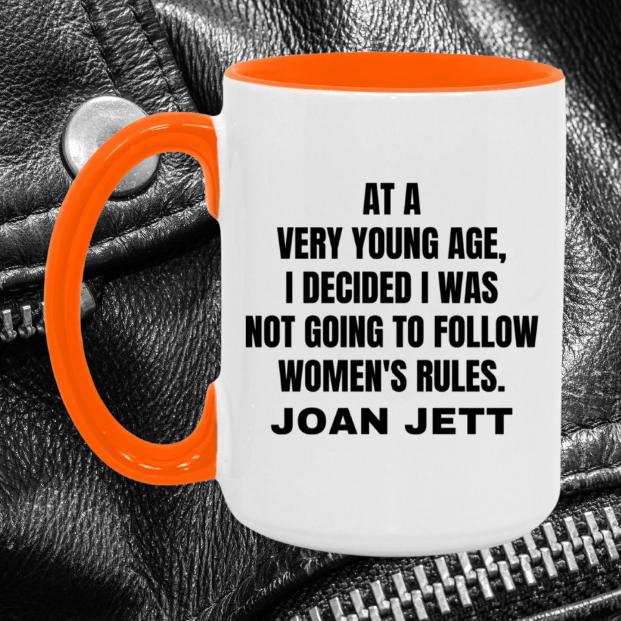 Joan Jett Womens Rules Mug Orange.png