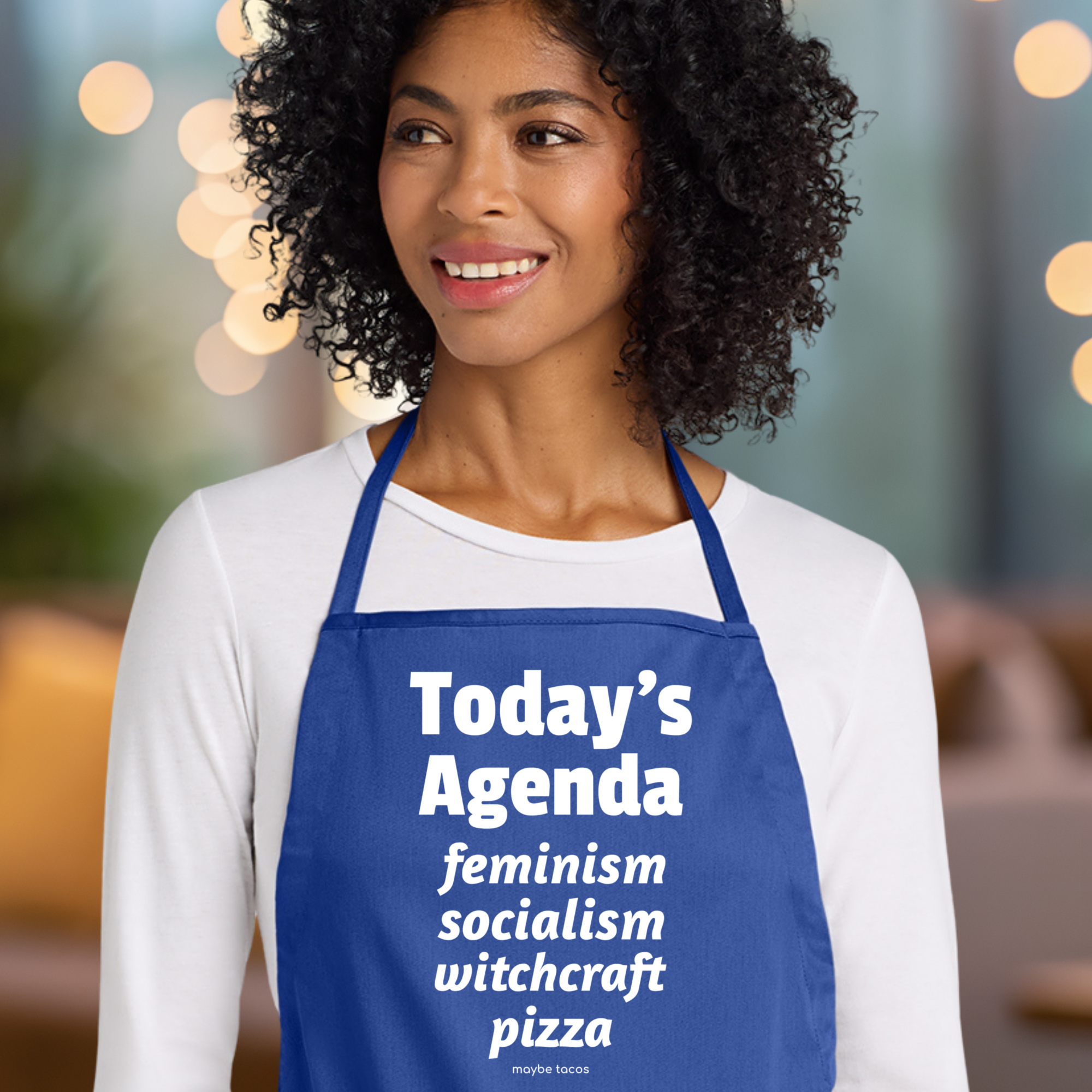 Today's Agenda Apron In Blue.png