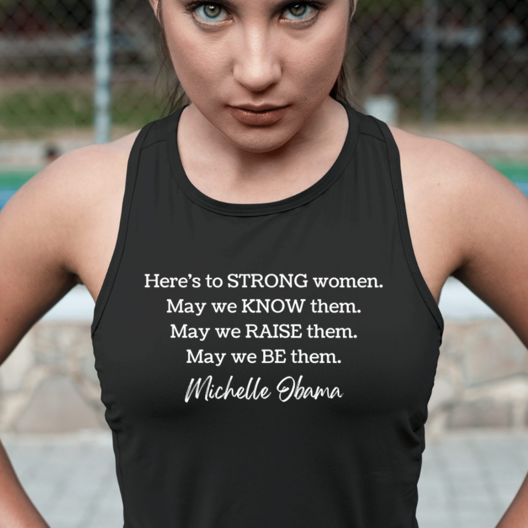 Michelle Obama Quote Tank Top