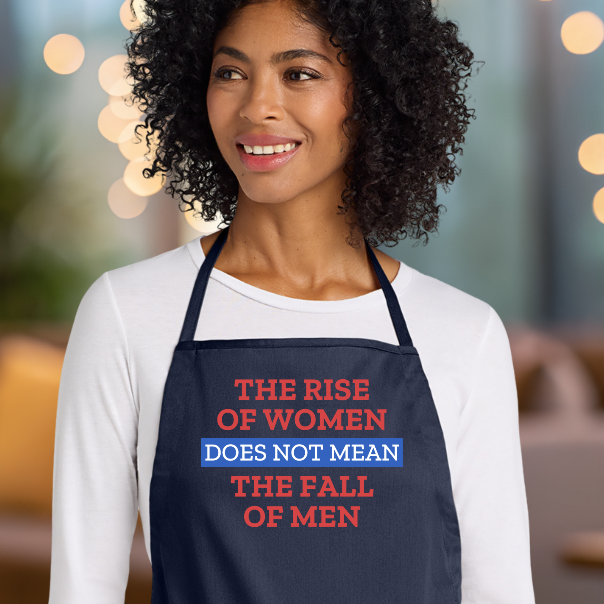 The Rise Of Women Apron in Navy.png