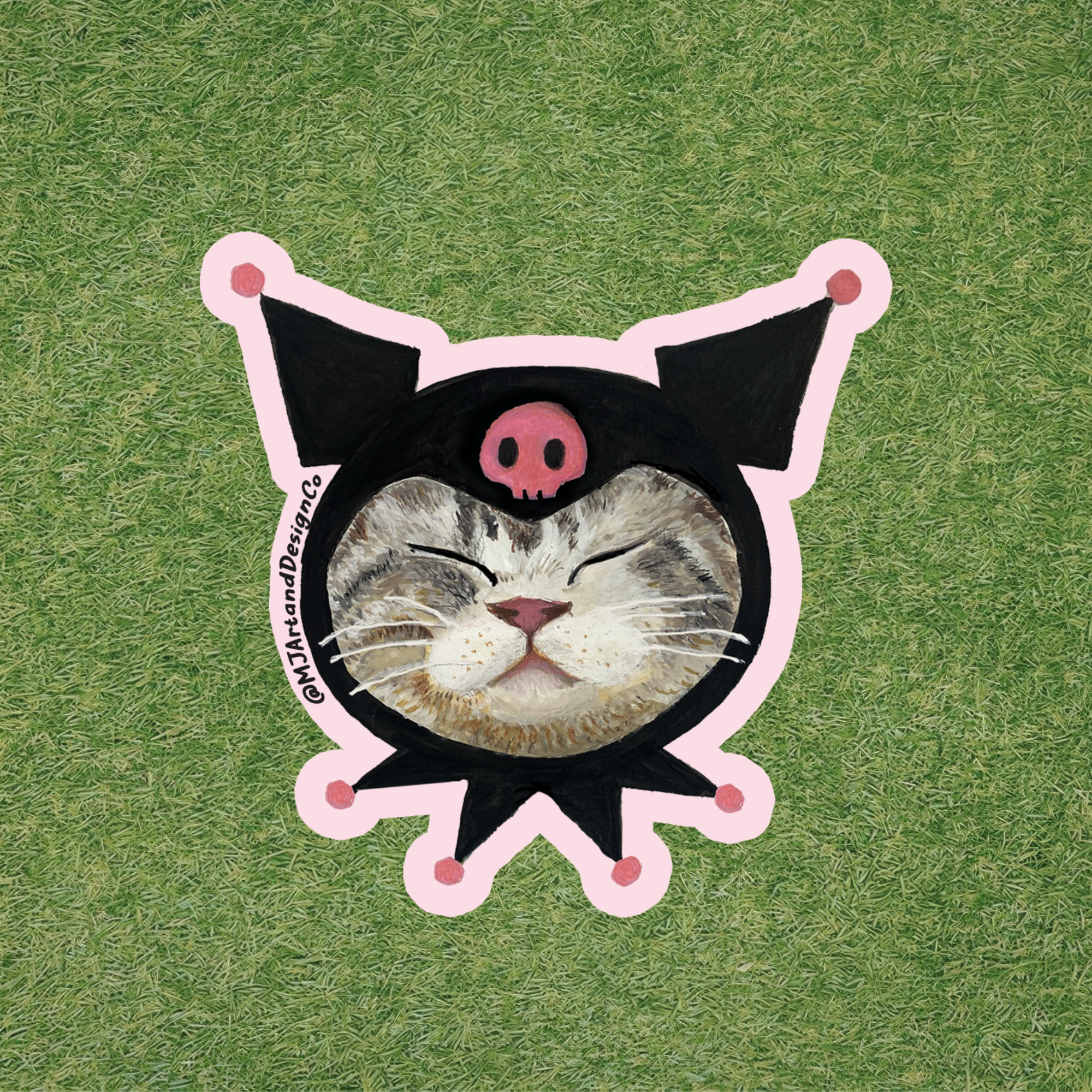 Kuromi Cat Sticker
