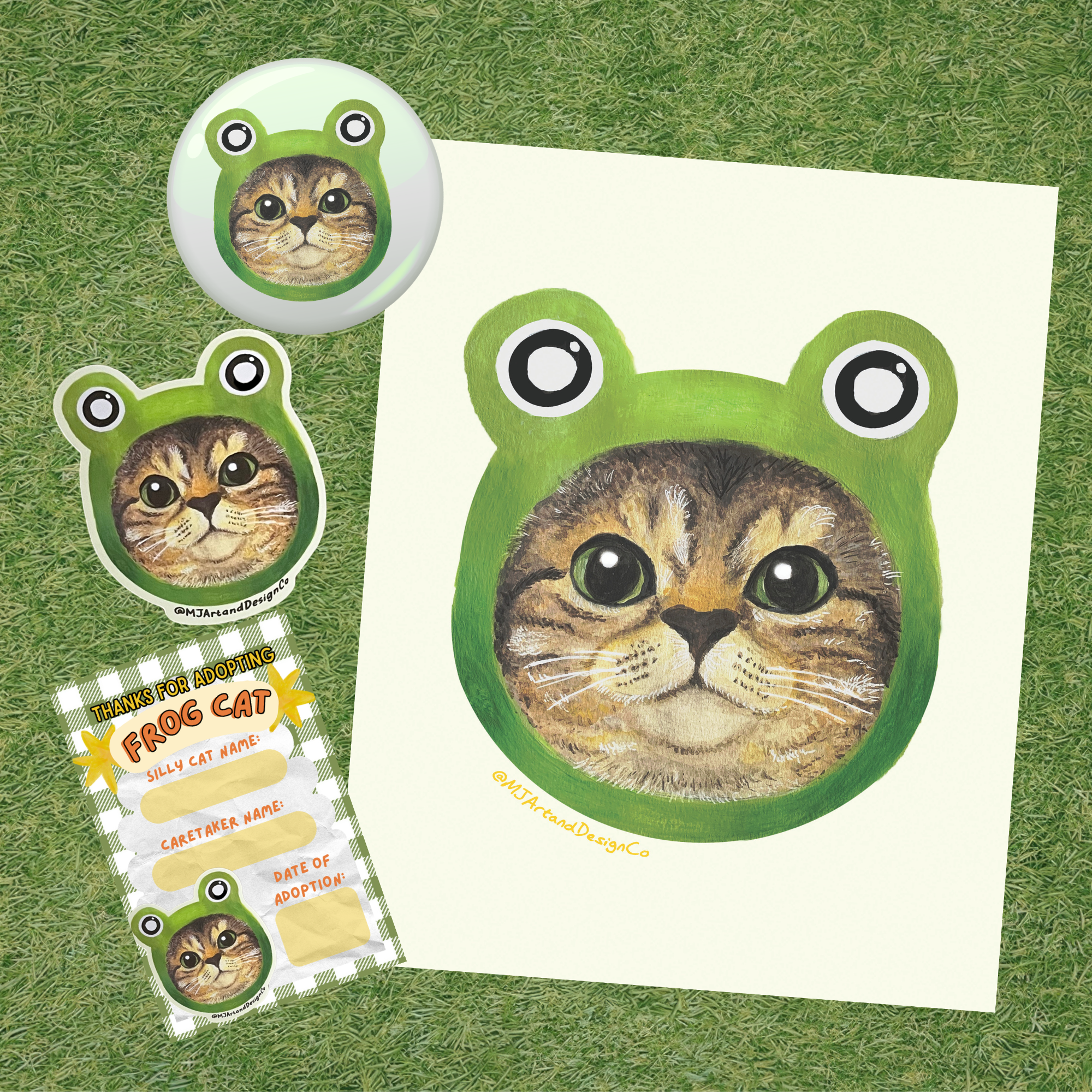 Frog Cat Adoption Kit