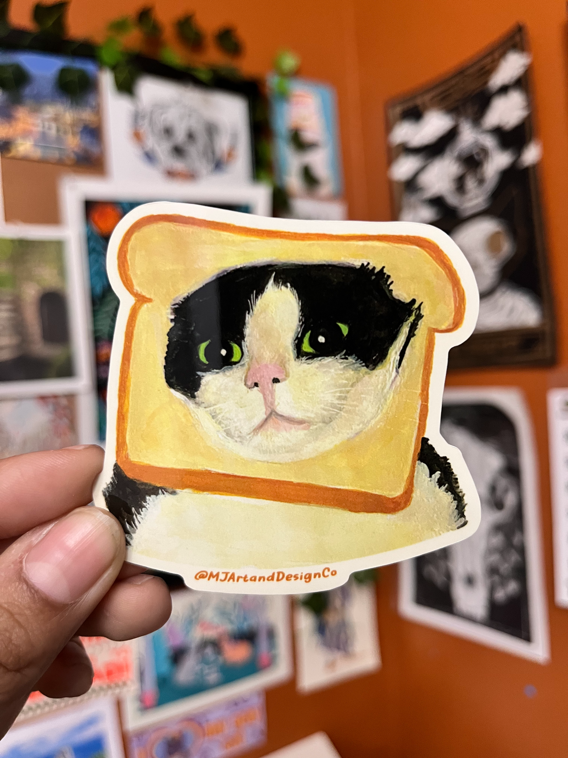 Bread Cat Sticker