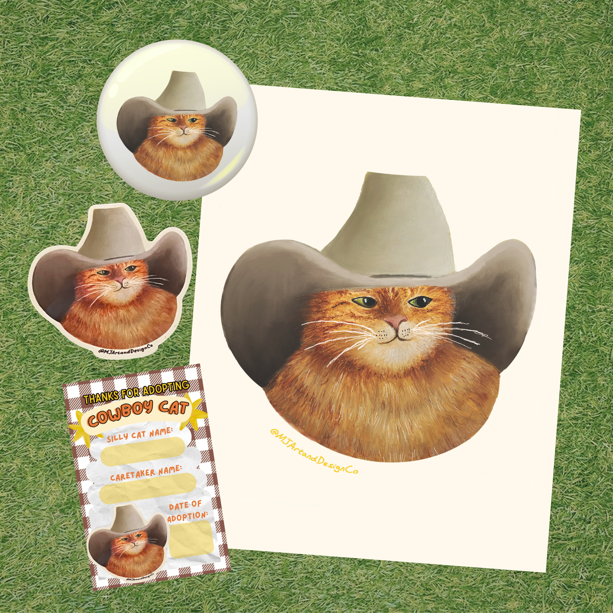 Cowboy Cat Adoption Kit