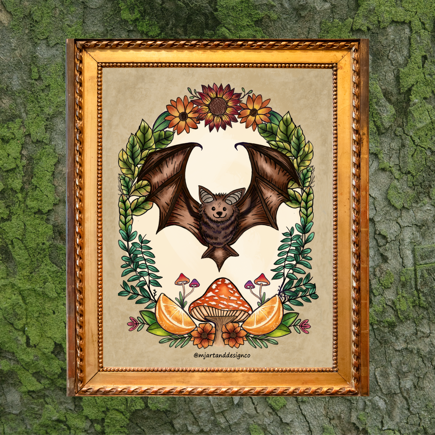 Whimsical Bat Print