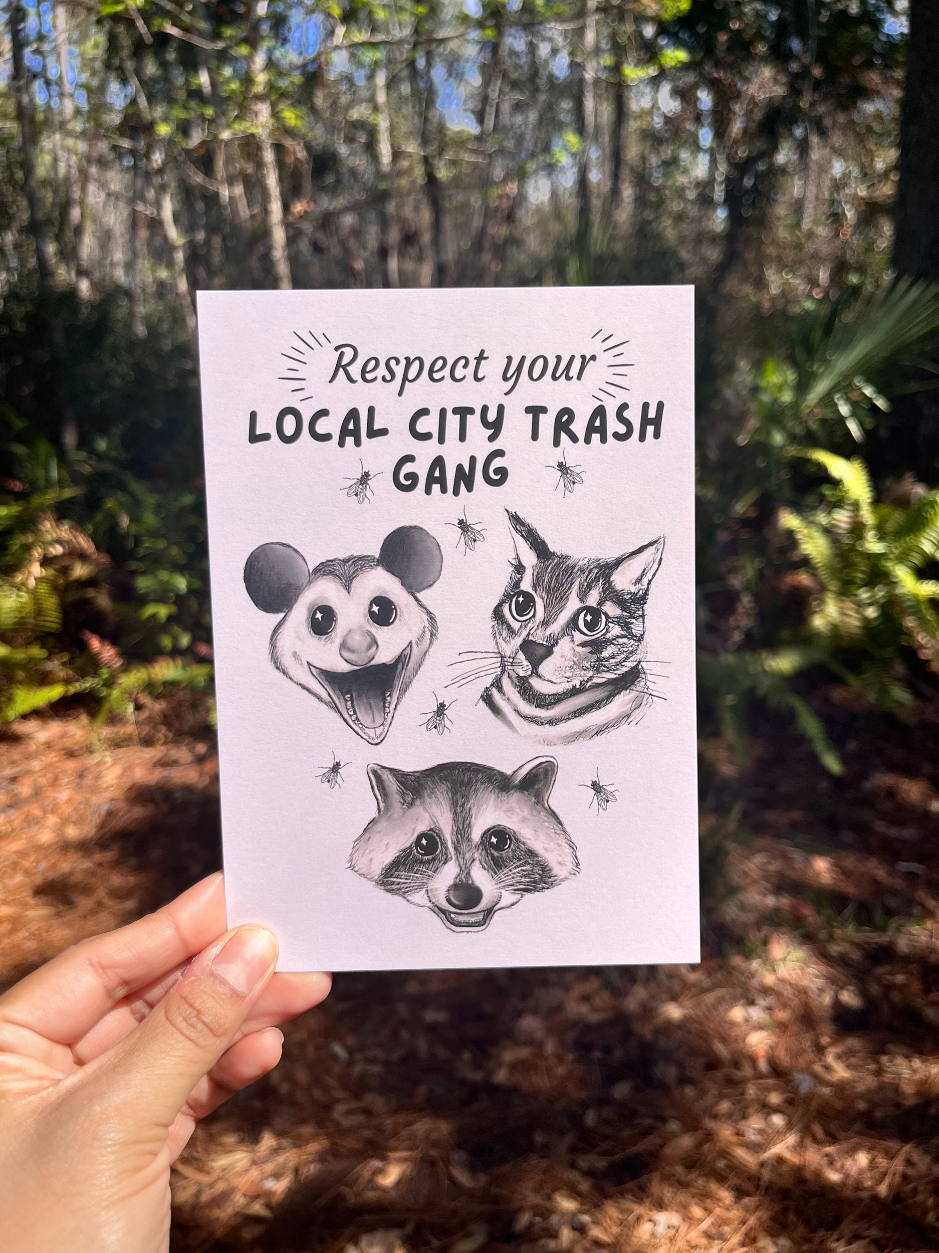 Protect Your Local City Trash Gang Art Print
