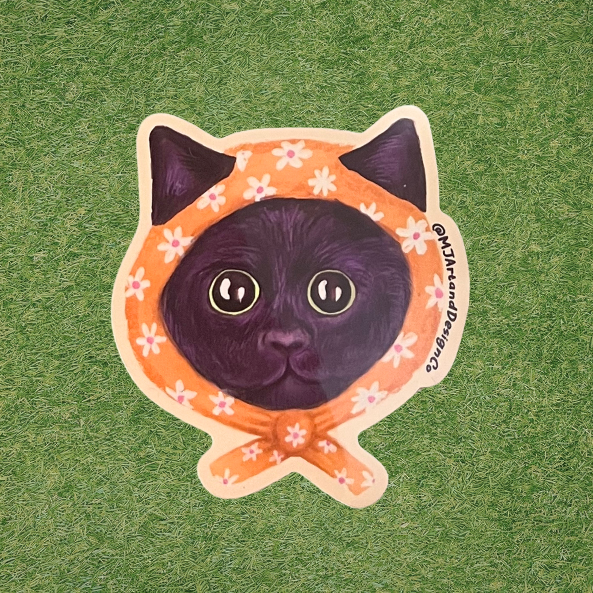 Babushka Cat Sticker