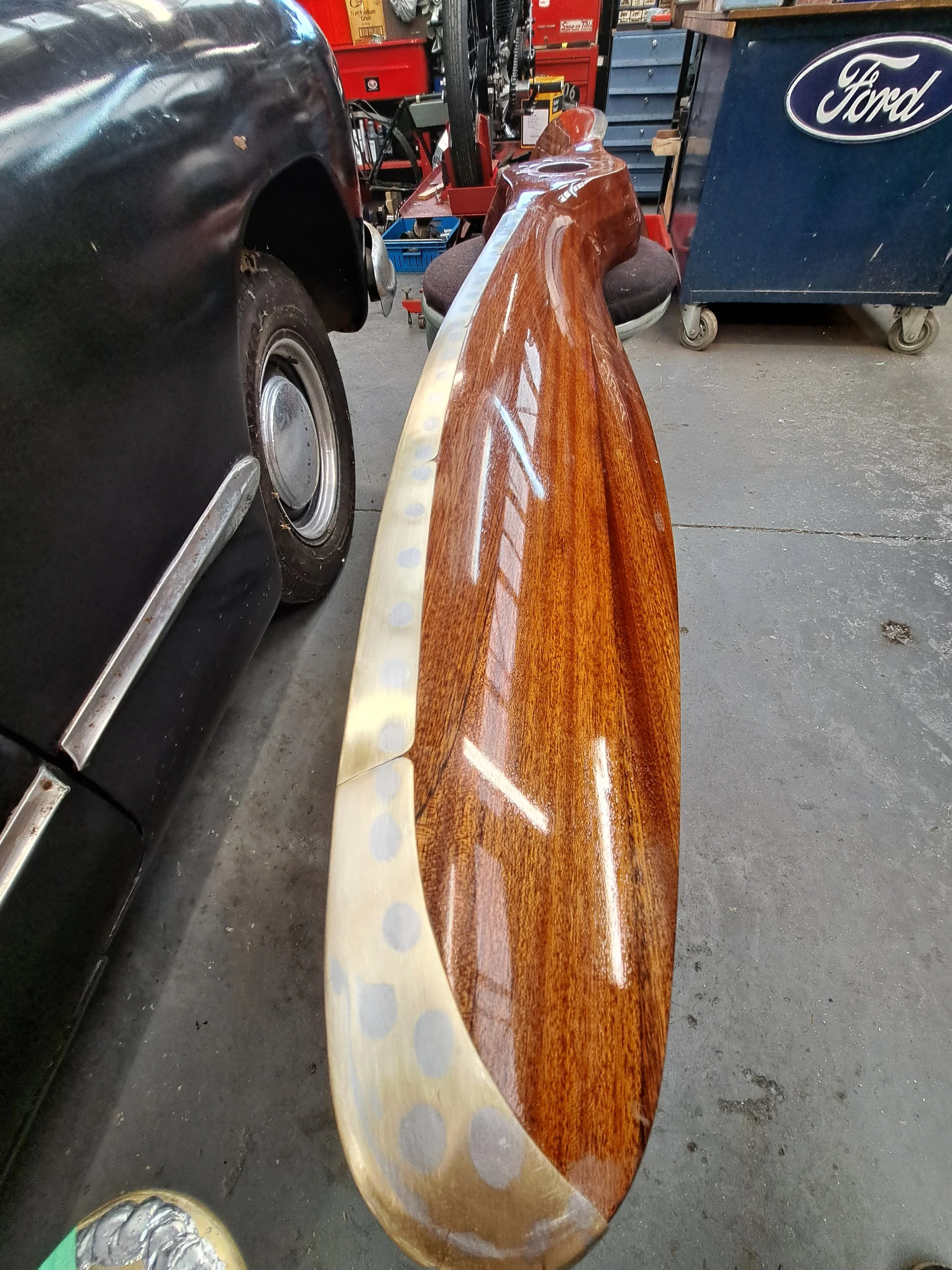 A Tiger Moth prop all complete
