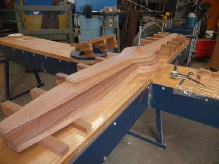 Test propeller for CAMS about to be glued up