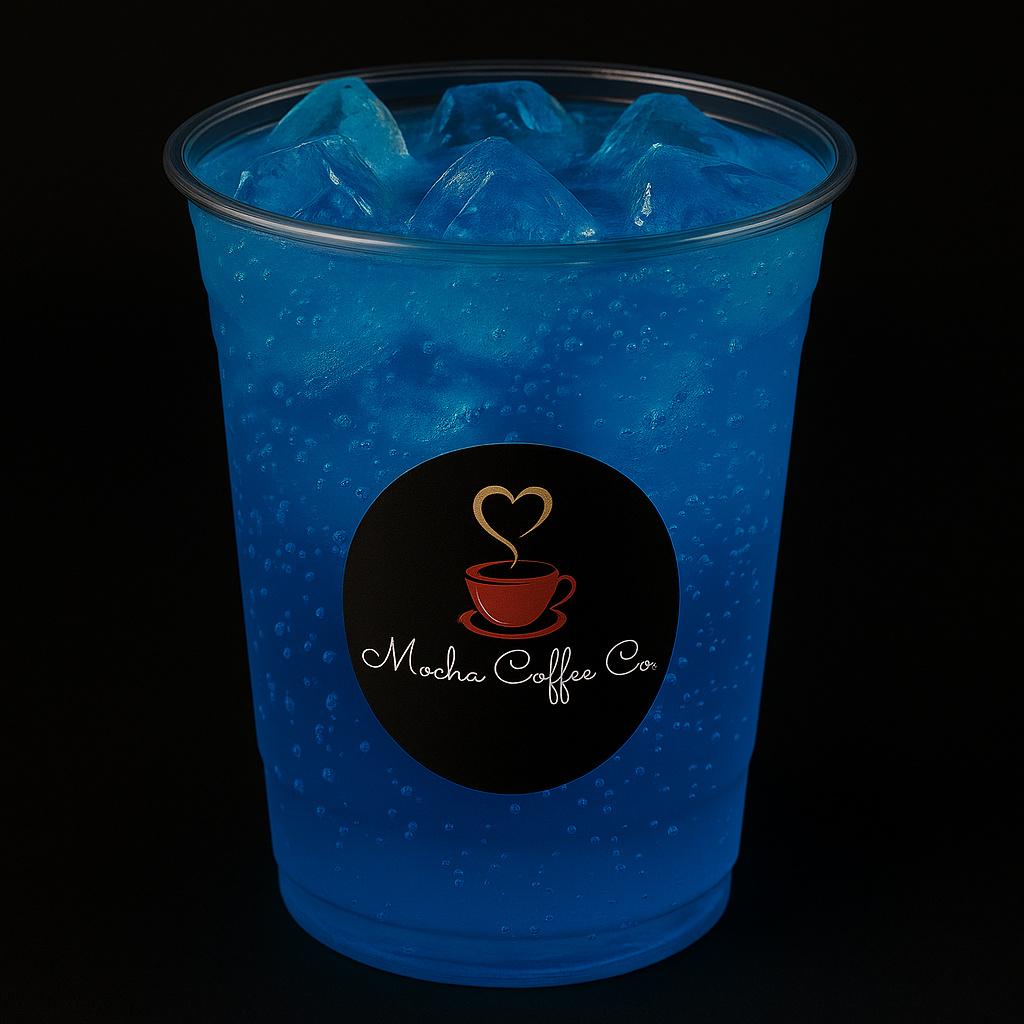 Blue raspberry lemonade from Mocha Coffee Co, Detroit’s mobile drink catering service