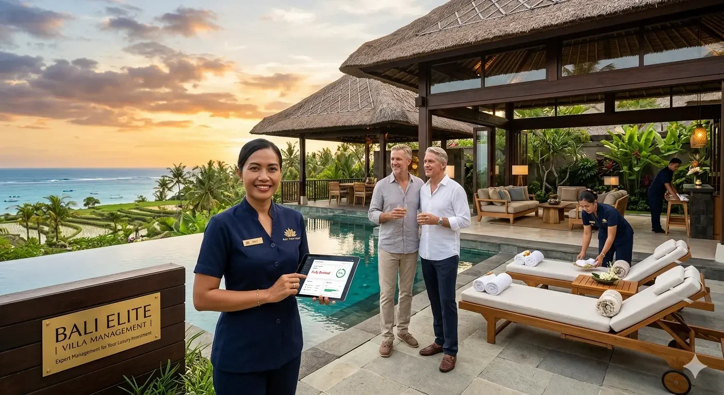 Luxury villa managed by a dedicated property management team