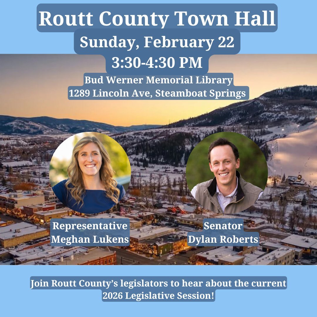 Routt County State Legislators Town Hall