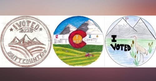 It's time to Vote! The top 3  stickers designed by local students for the Routt County 2026 "I Voted" Sticker Contest  have been selected and you can help choose the finalist!

&ldquo;We were so excited to receive such great artwork this ye