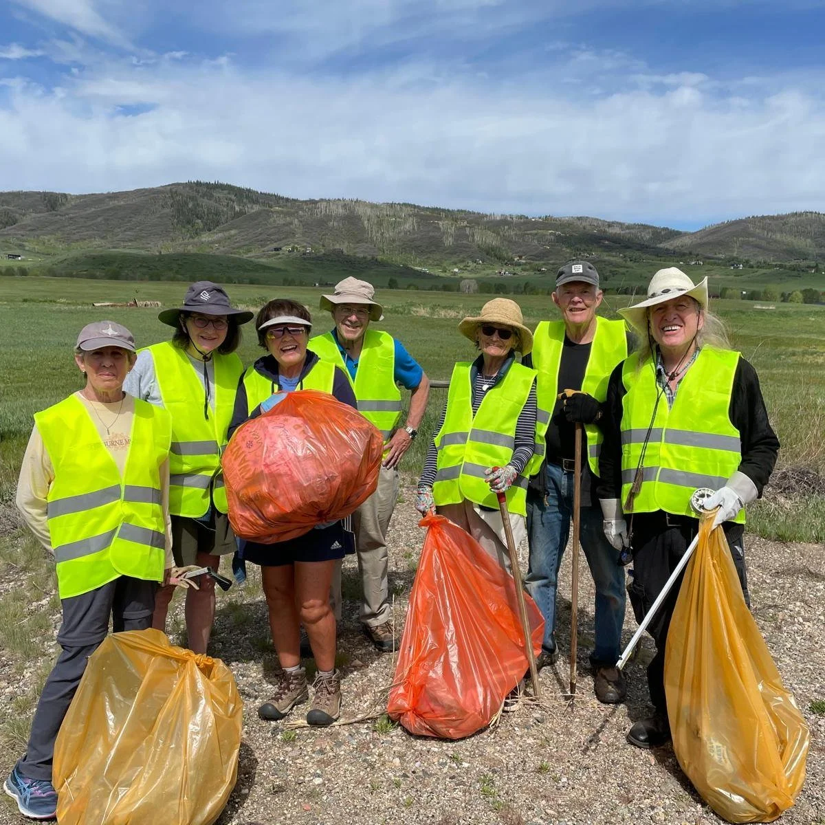 Super thanks and cheers to Team Dems fantastic County Clean Up volunteers!! Mile marker 67-68 on Highway 131 is now the greenest and cleanest!  Fun finds of the day include a "bitchin hits"  cd, broken fishing reel and a young rattlesnake -