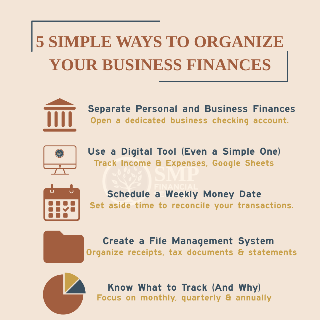 5 Simple Ways to Organize Your Business Finances