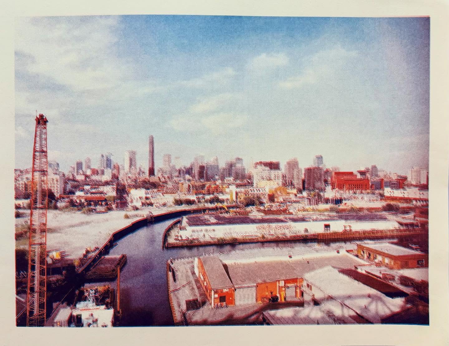 smith 9th overlooking gowanus 
&mdash; previously highest subway station 
risograph on paper, 8.5 x 11
.
thank u for gerard for showing me how to print this 😛😛👼☄️☄️👯
-
-
-
-
#risograph #riso #risoprint #risoprinting #risophotography