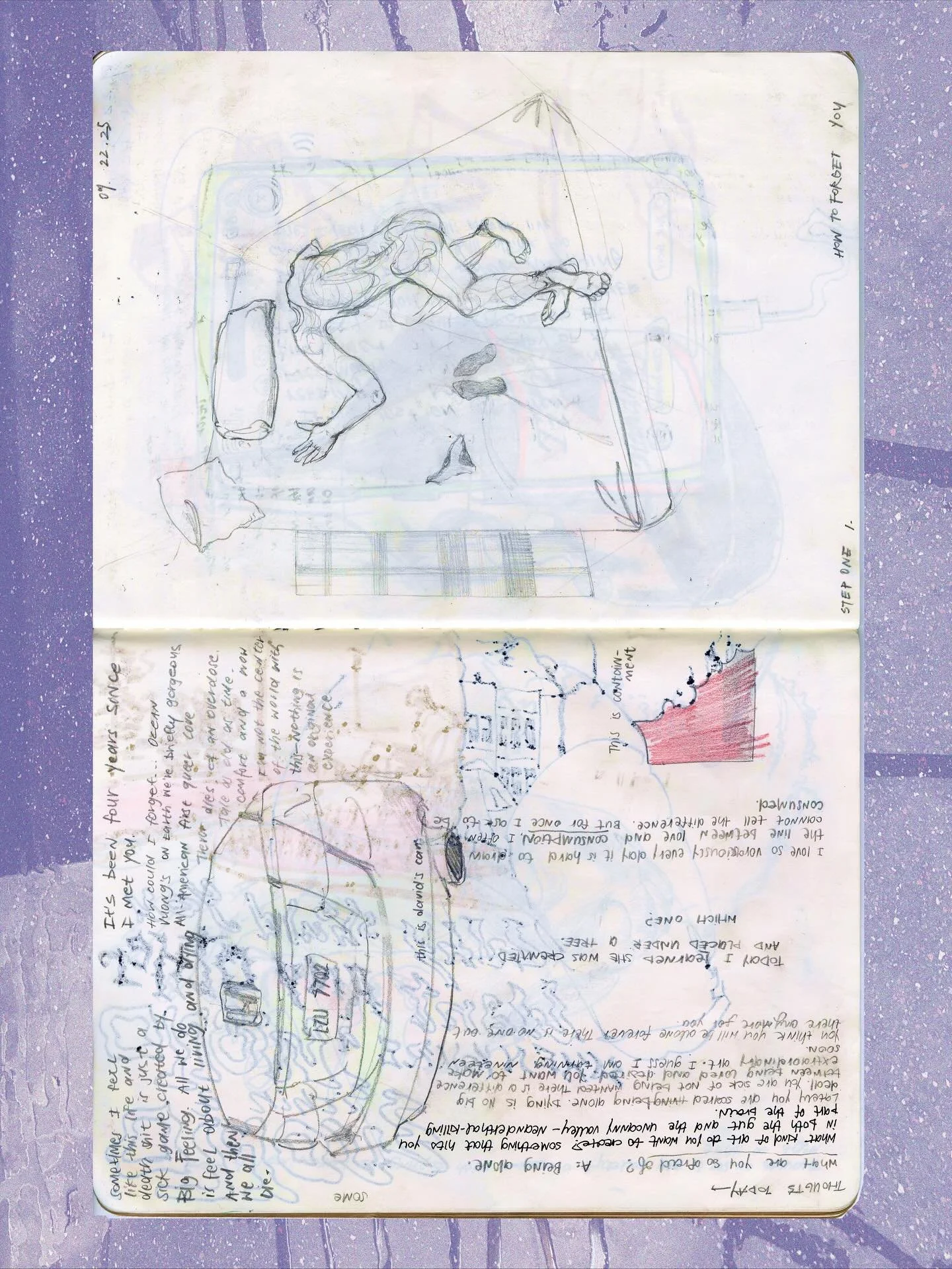 sketchbook pages from this month 💞💞😵&zwj;💫🐣 been making a lot of consistent art but slightly behind in classes meowww
-
-
-
-
-
#sketchbook #drawingillustration #pencildrawing #sketchbookpage #sketchbookspread #sketchbooktour #sletchbookartist #