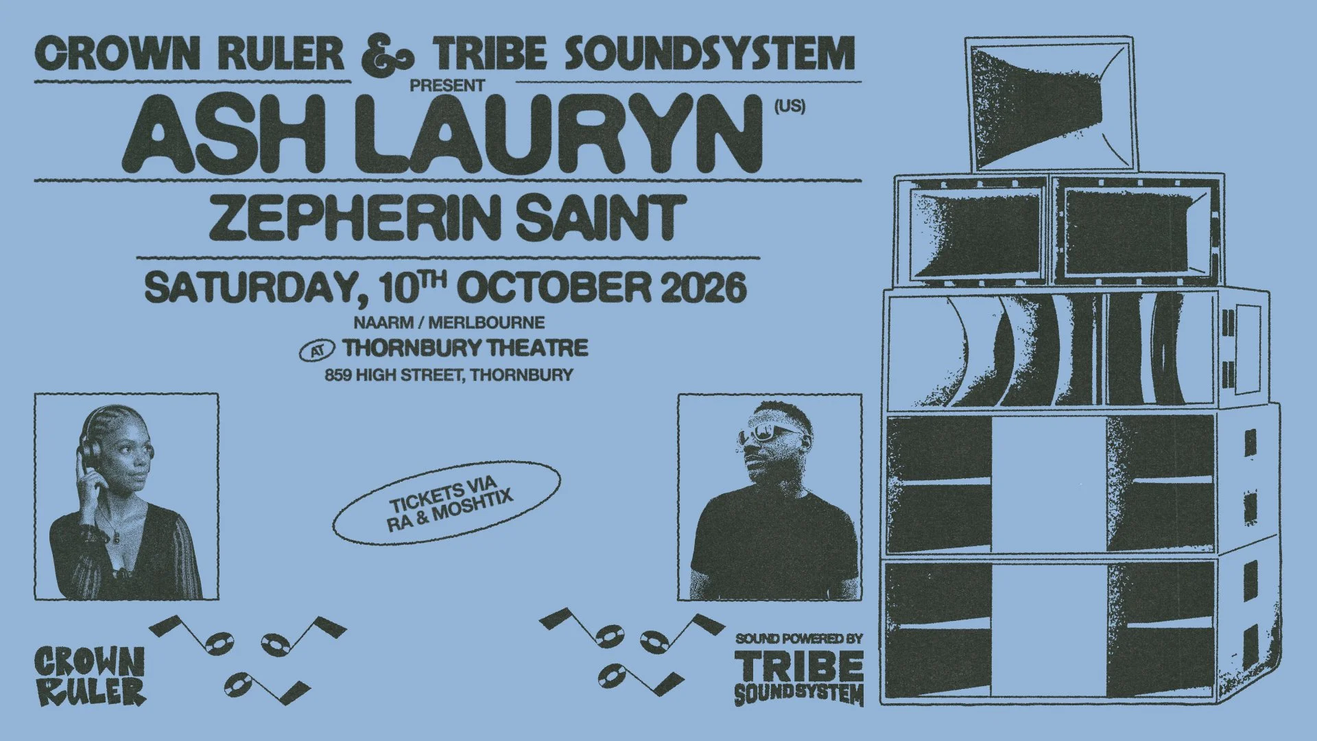 Crown Ruler & Tribe Presents.. Ash Lauryn & Zepherin Saint