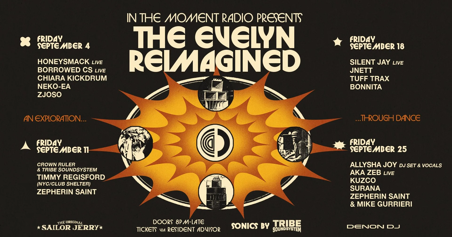 In the Moment presents The Evelyn Reimagined w/ Honeysmack Live