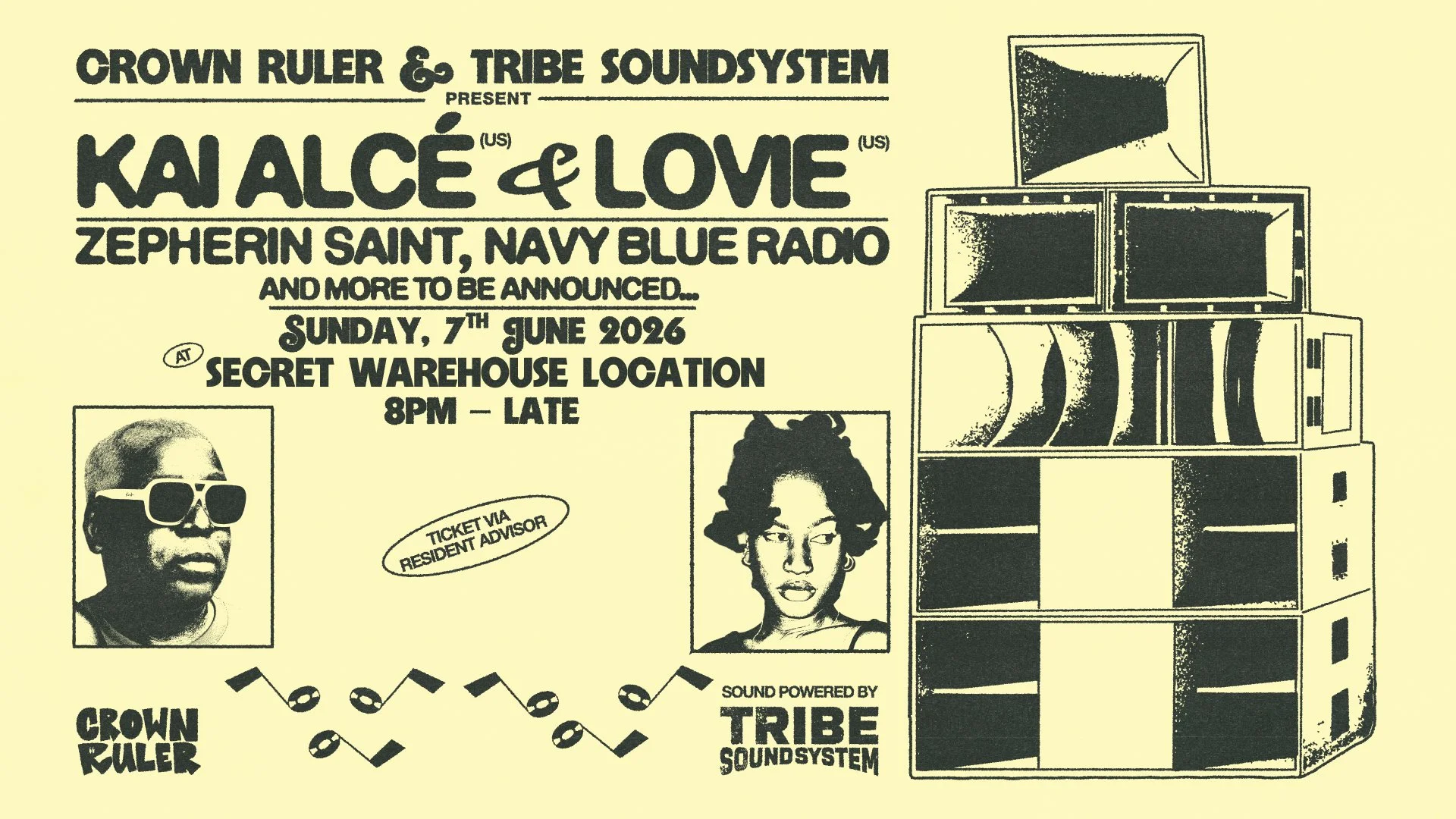 Kai Alce Lovie Zepherin Saint Navy Blue Radio