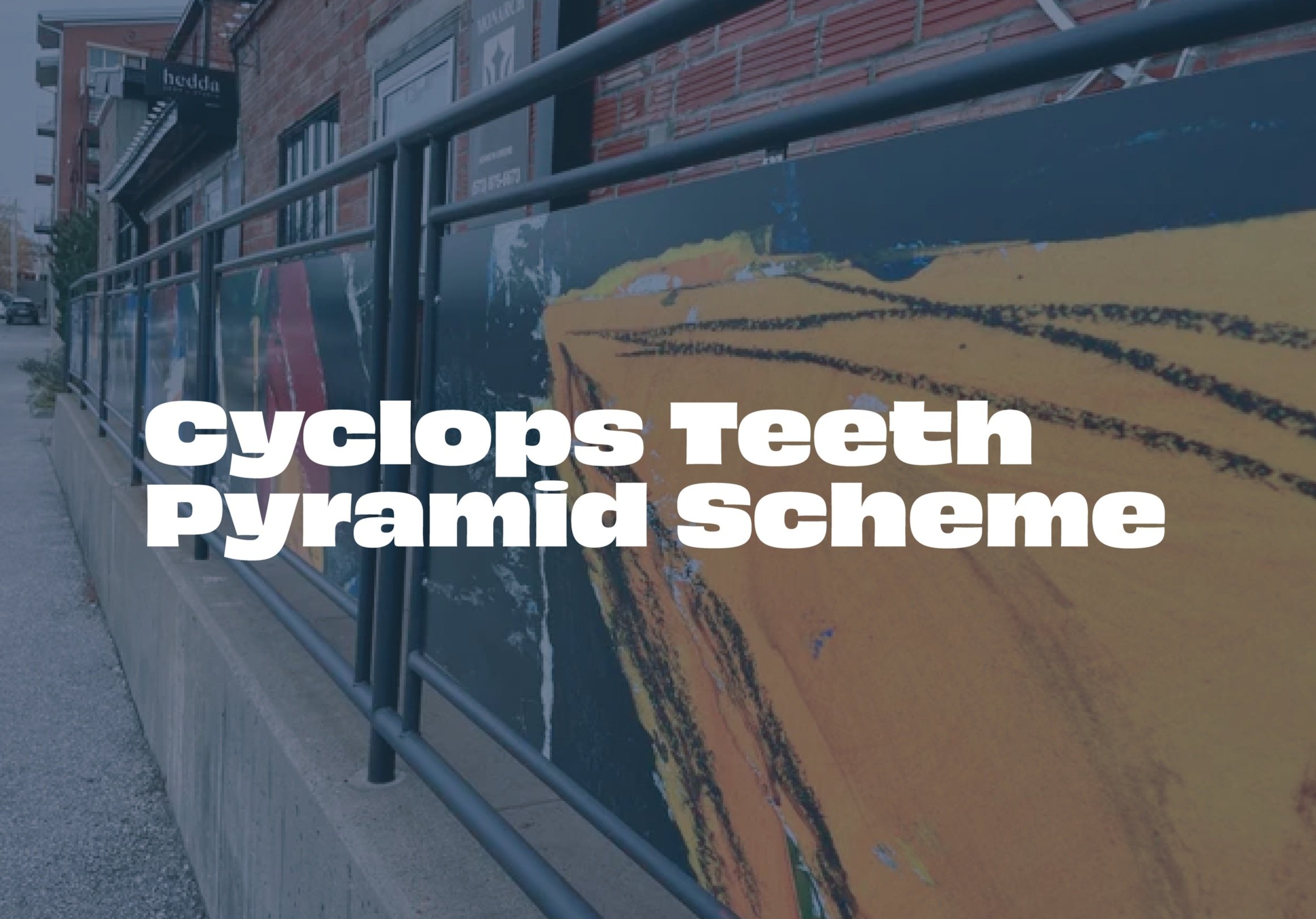 Cyclops Teeth Pyramid Scheme by Askia Bilal