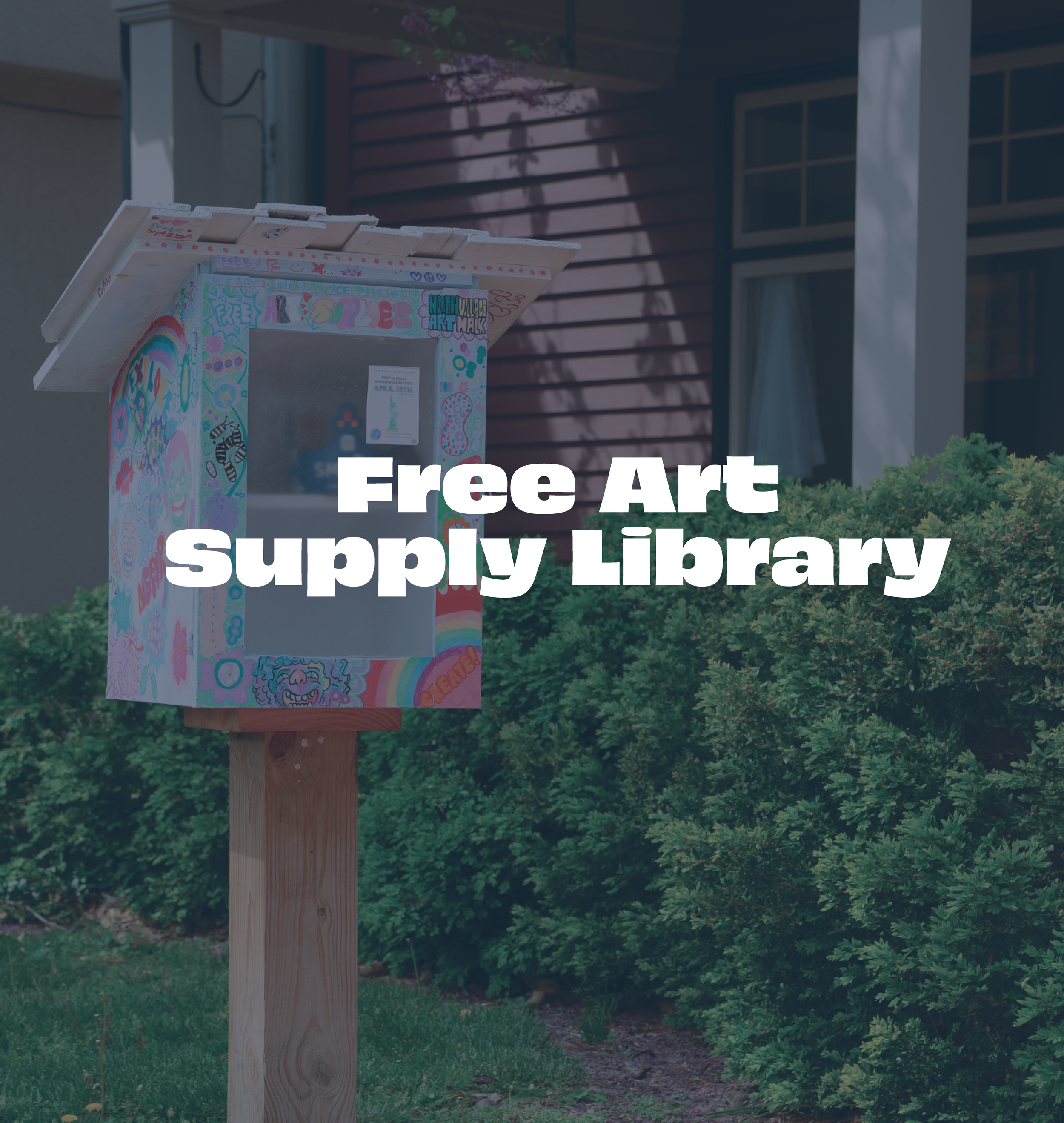 Free Art Supply Library by Sam Brooke