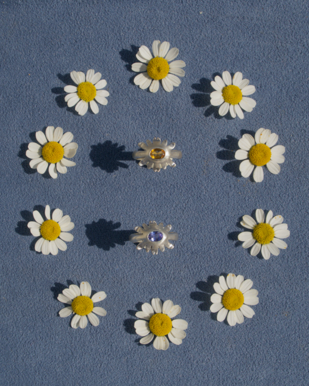 Resting Daisy Hugging Ring