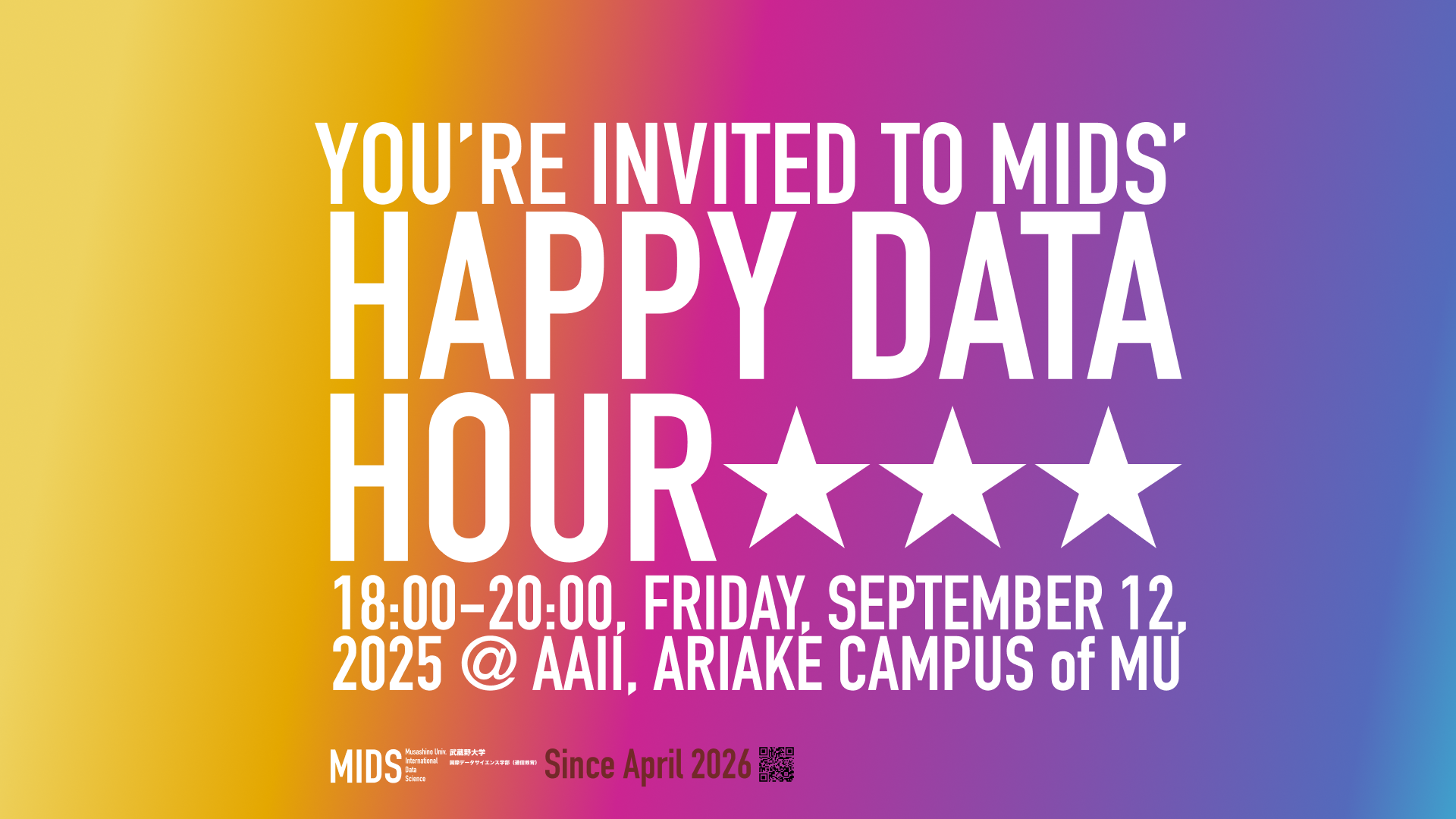 3rd HAPPY DATA HOUR